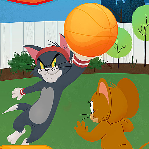 Tom and Jerry Basketball Game.